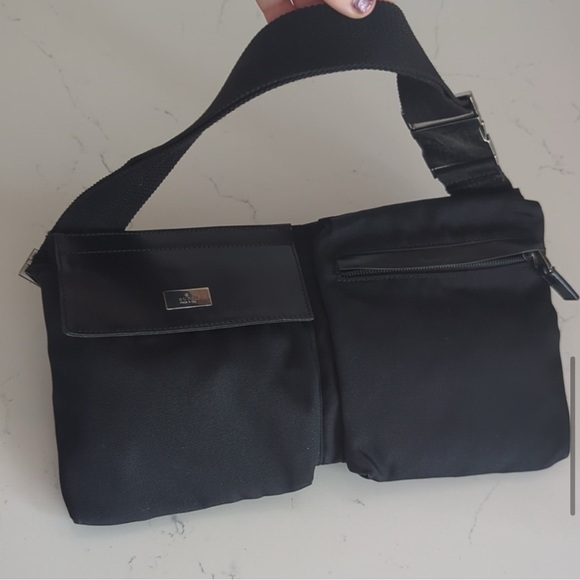 VINTAGE GUCCI Waist / Bum Bag - Black / Logo - Picture 8 of 14